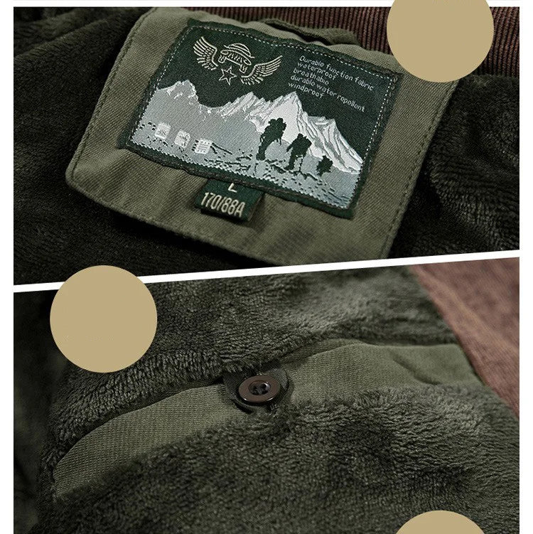 Męska Zimowa Parka | Z Kapturem