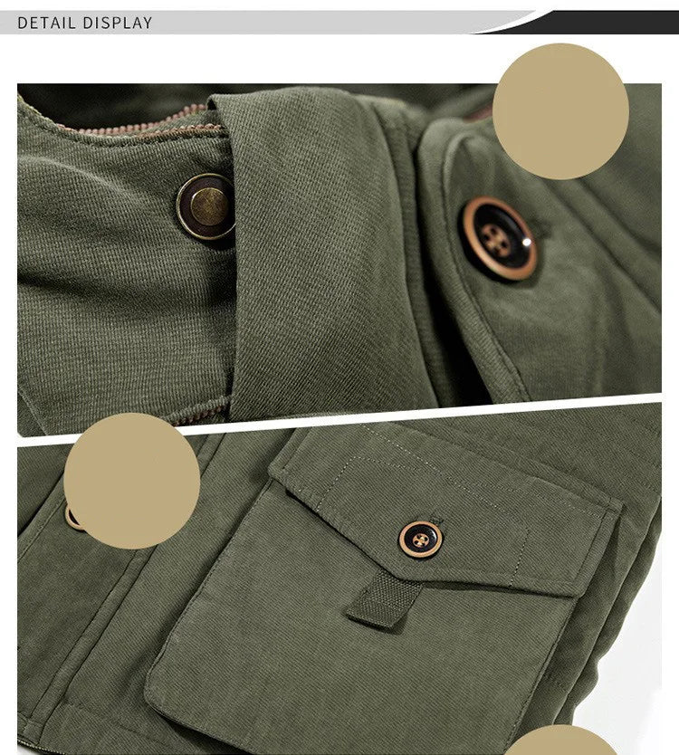 Męska Zimowa Parka | Z Kapturem