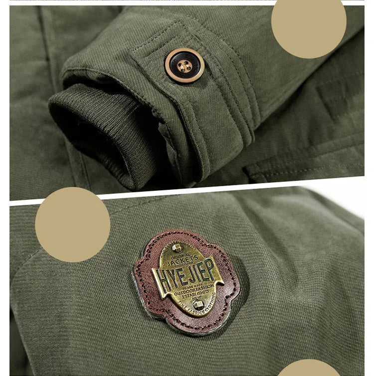 Męska Zimowa Parka | Z Kapturem