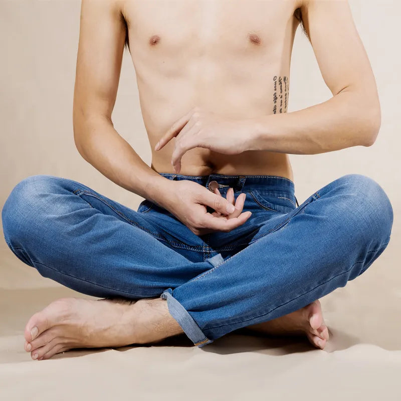 Męskie Klasyczne Jeansy | Proste Nogawki