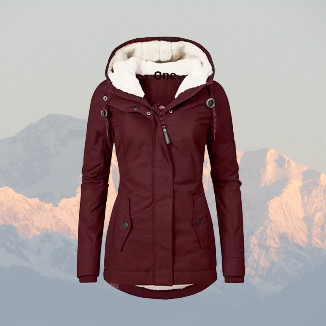 Płaszcz Zimowy Damski Codzienny | Zamek Błyskawiczny