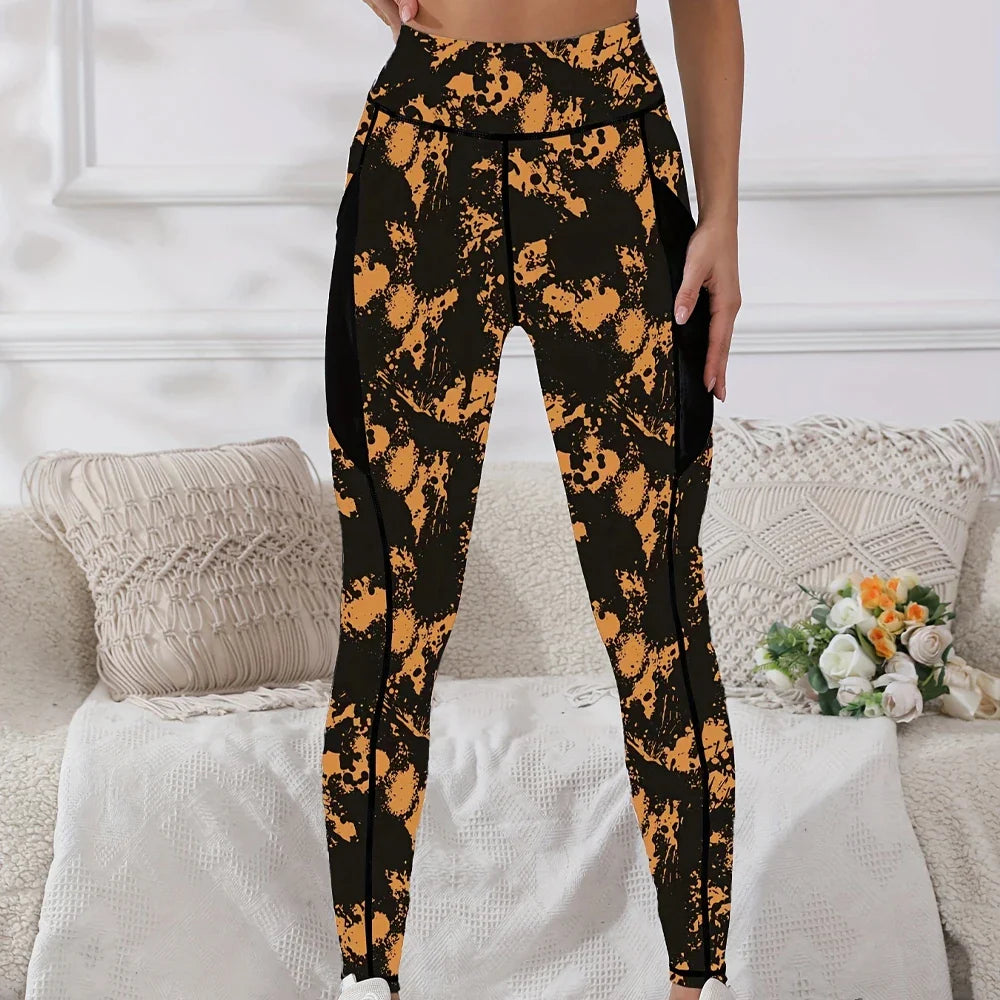 Damskie Ocieplane Legginsy Wysoki Stan | Zimowy Design