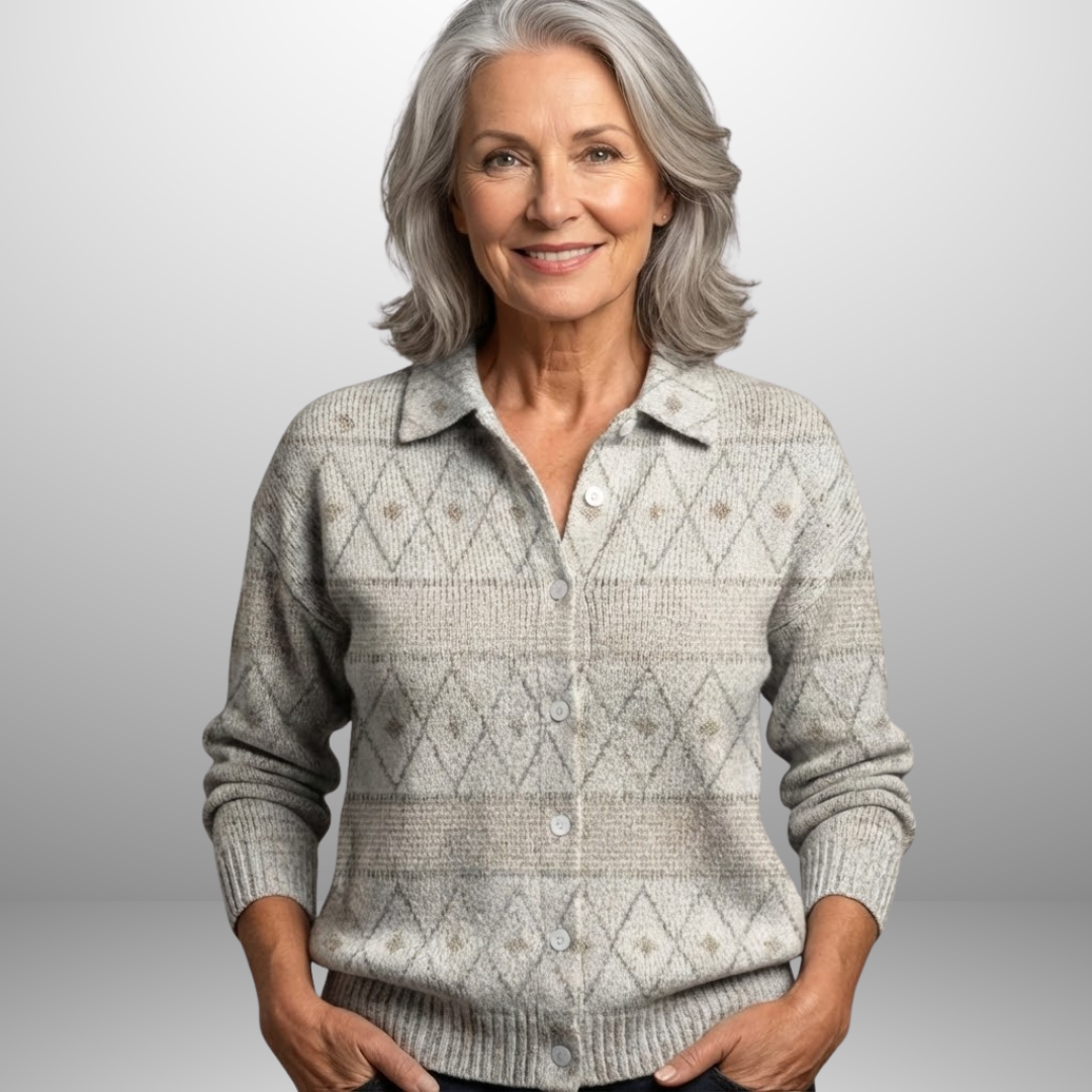 Damski Sweter Z Guzikami | Styl Vintage