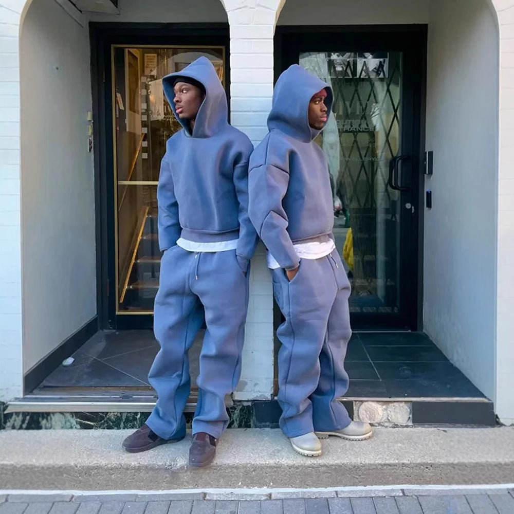 Sweter Męski Zimowy | Oversize z kapturem