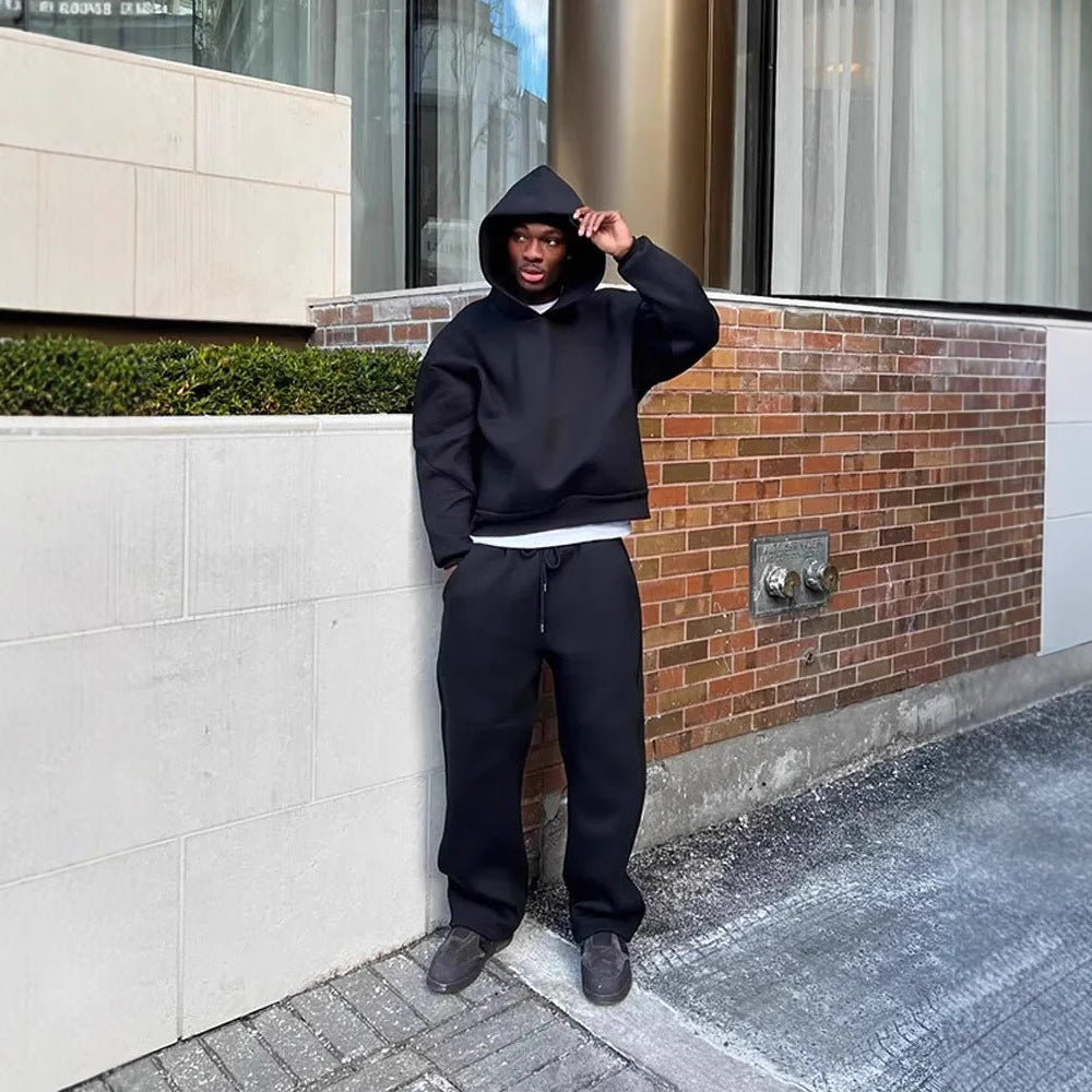 Sweter Męski Zimowy | Oversize z kapturem