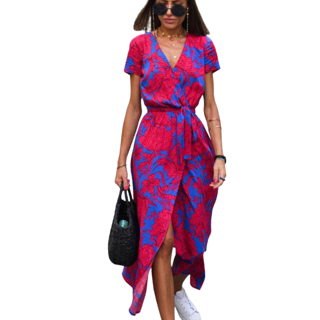 Damska stylowa letnia sukienka maxi | Maxi