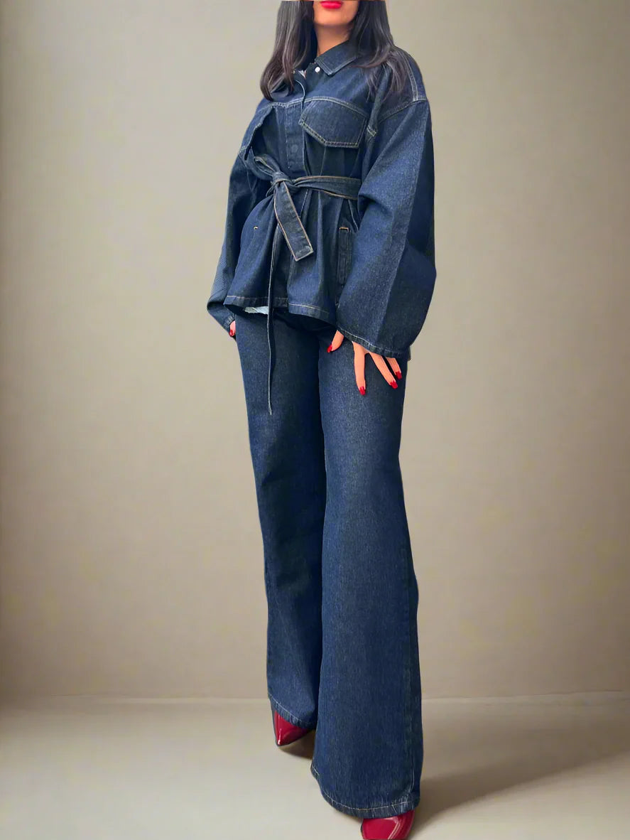 Spodnie Jeansowe Damskie Zimowe | Nowoczesny Krój