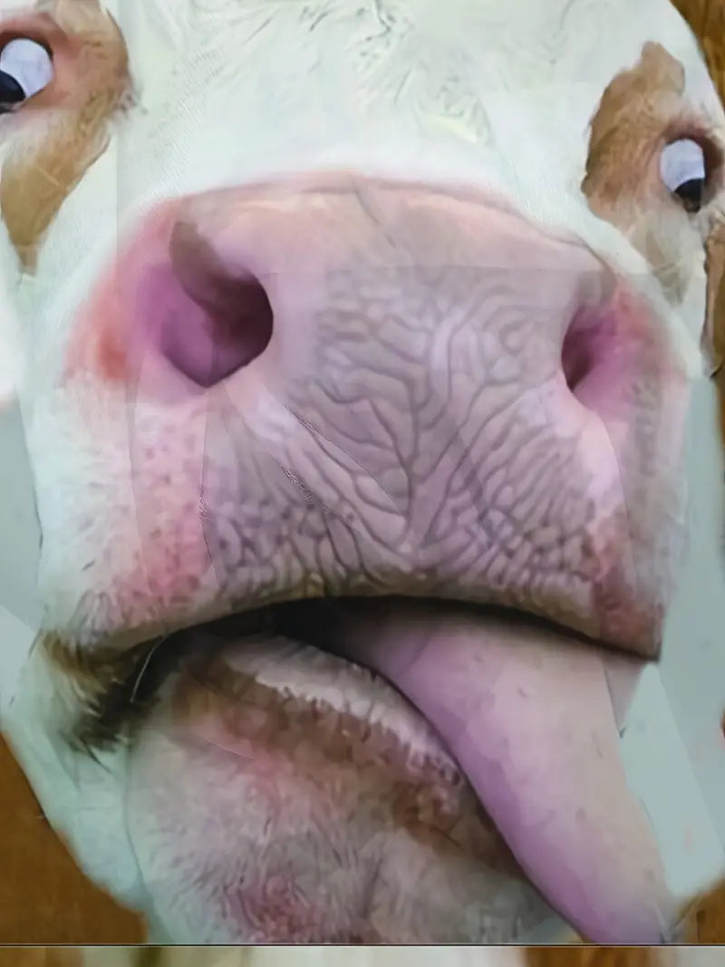 Sweter Męski Zimowy | Wzór w Krowie łaty