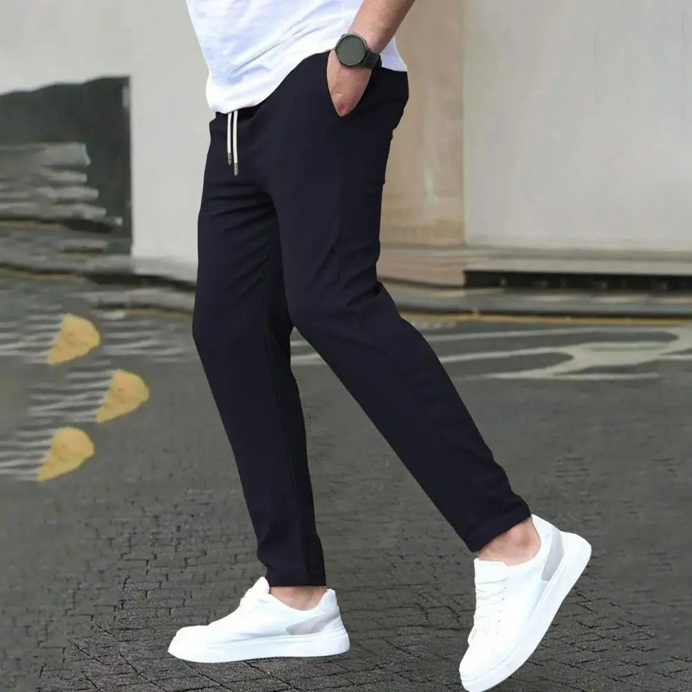 Spodnie Dresowe Męskie Zimowe | Dopasowany Krój