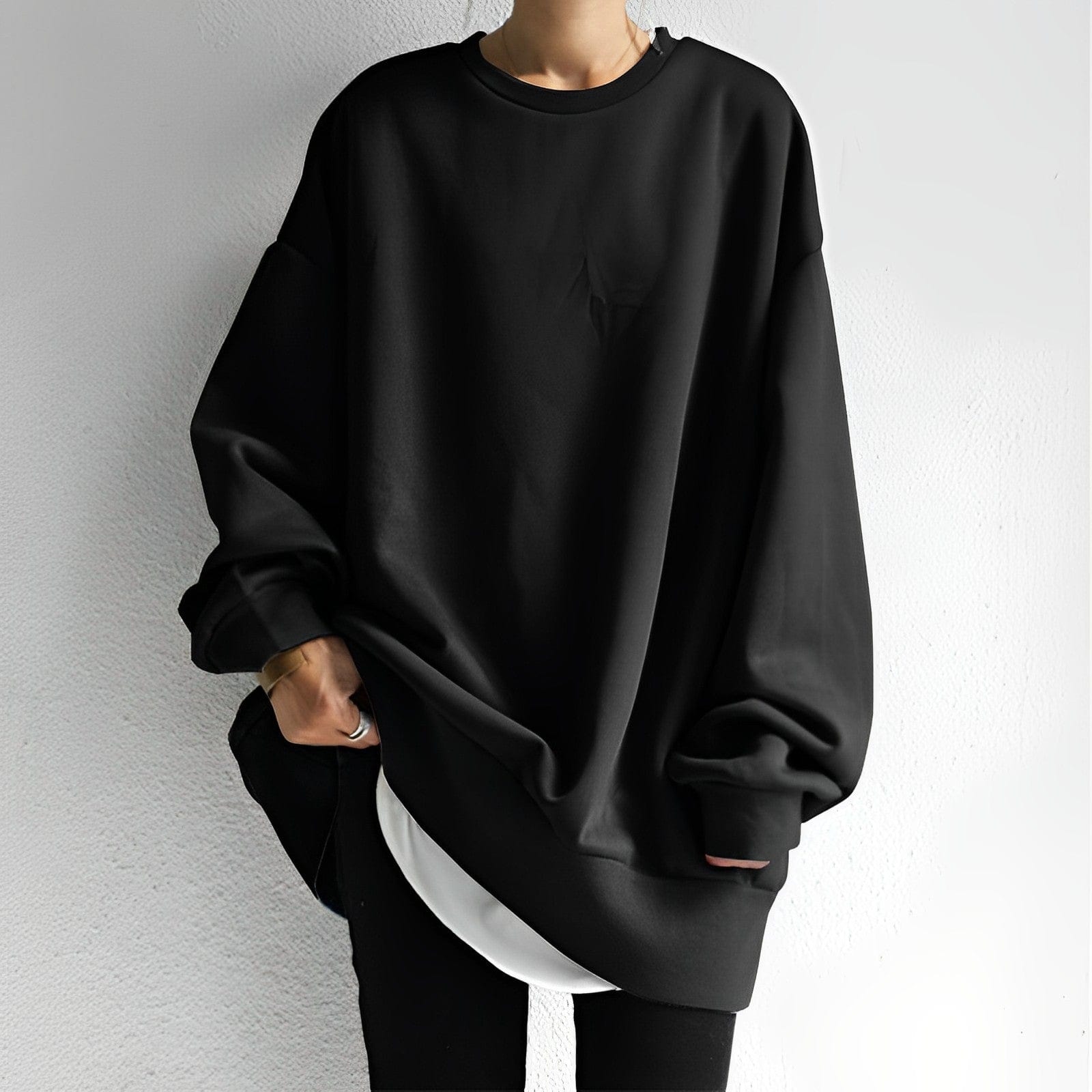 Sweter damski codzienny | Oversize krój