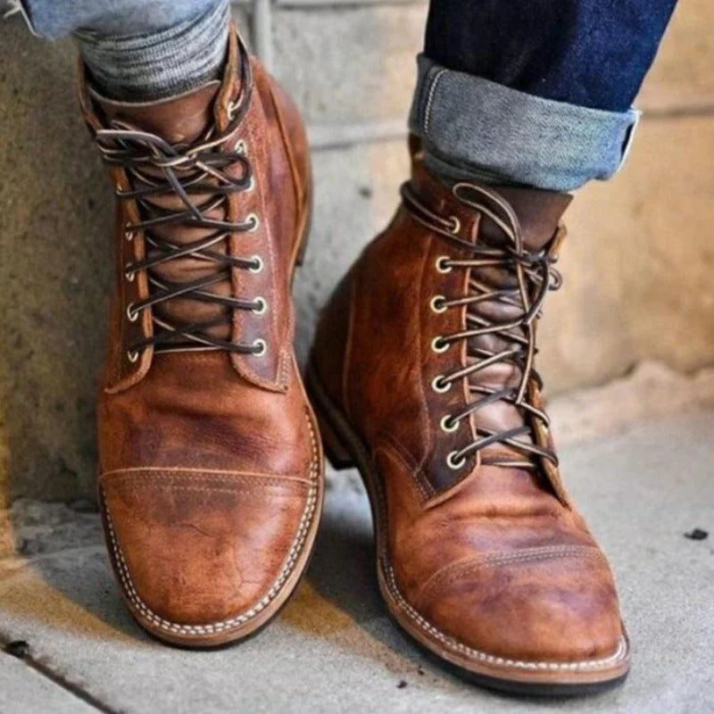 Buty Zimowe Męskie Klasyczne | Za Kostkę