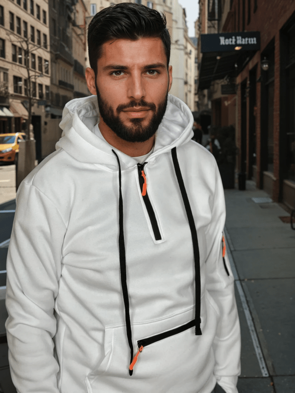 Sweterek Męski z Kapturem | Miejski Fason