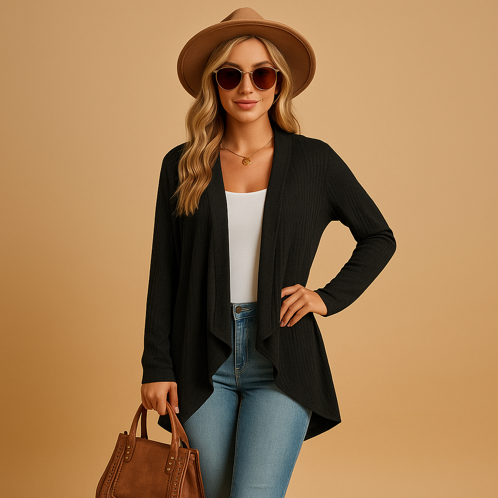 Kardigan Damski Długi | Nowoczesny Styl
