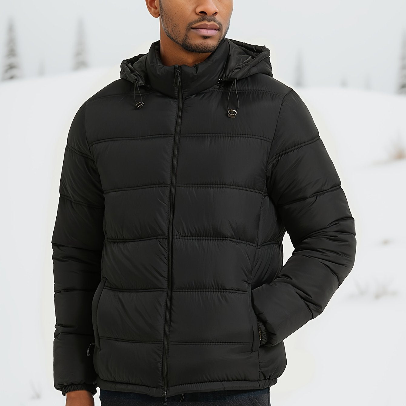 Kurtka Zimowa Męska Pikowana | Pikowany Styl