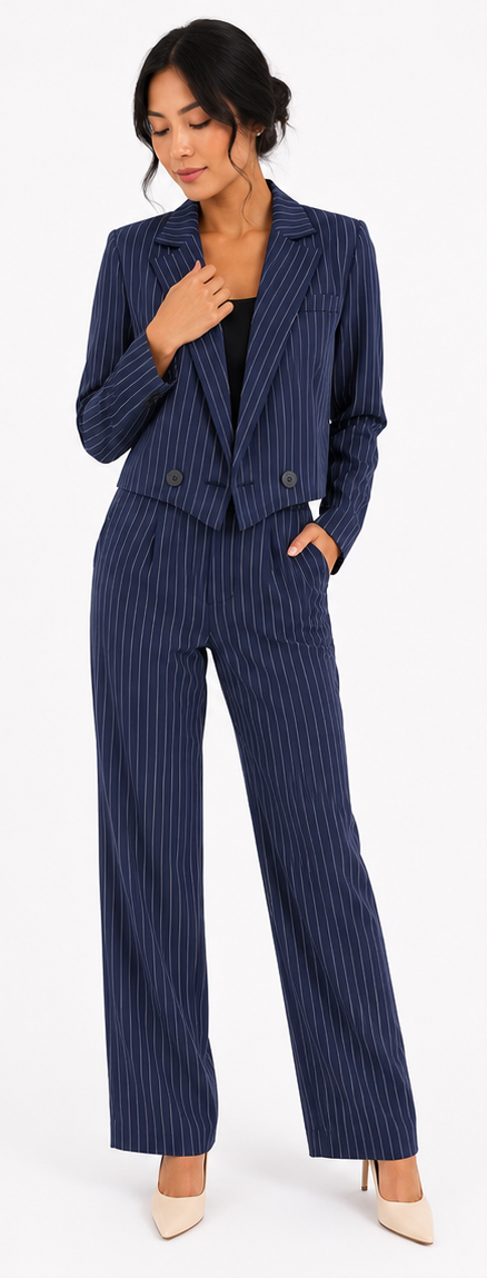 Damen-Overall Set mit Blazer und Hose | Klassischer Stil