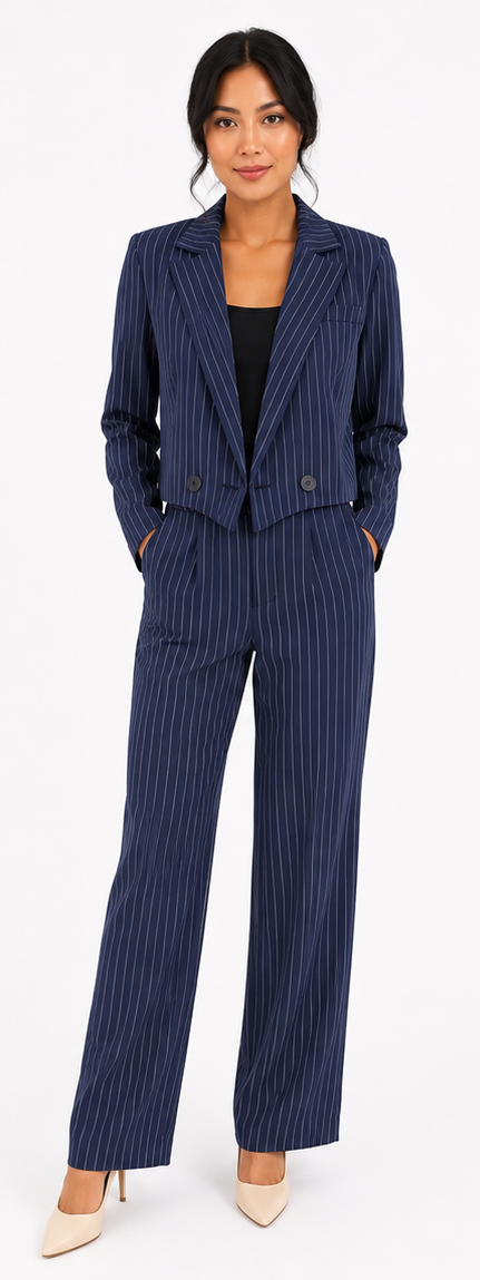 Damen-Overall Set mit Blazer und Hose | Klassischer Stil