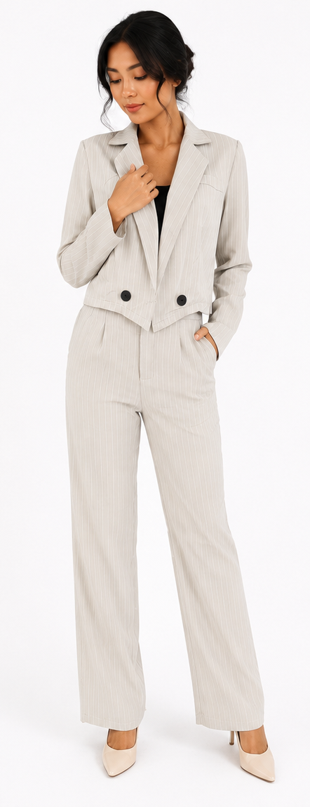 Damen-Overall Set mit Blazer und Hose | Klassischer Stil