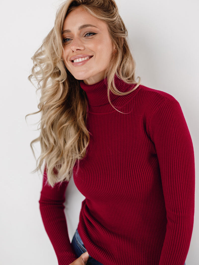 Bluza damska codzienna | Z golfem