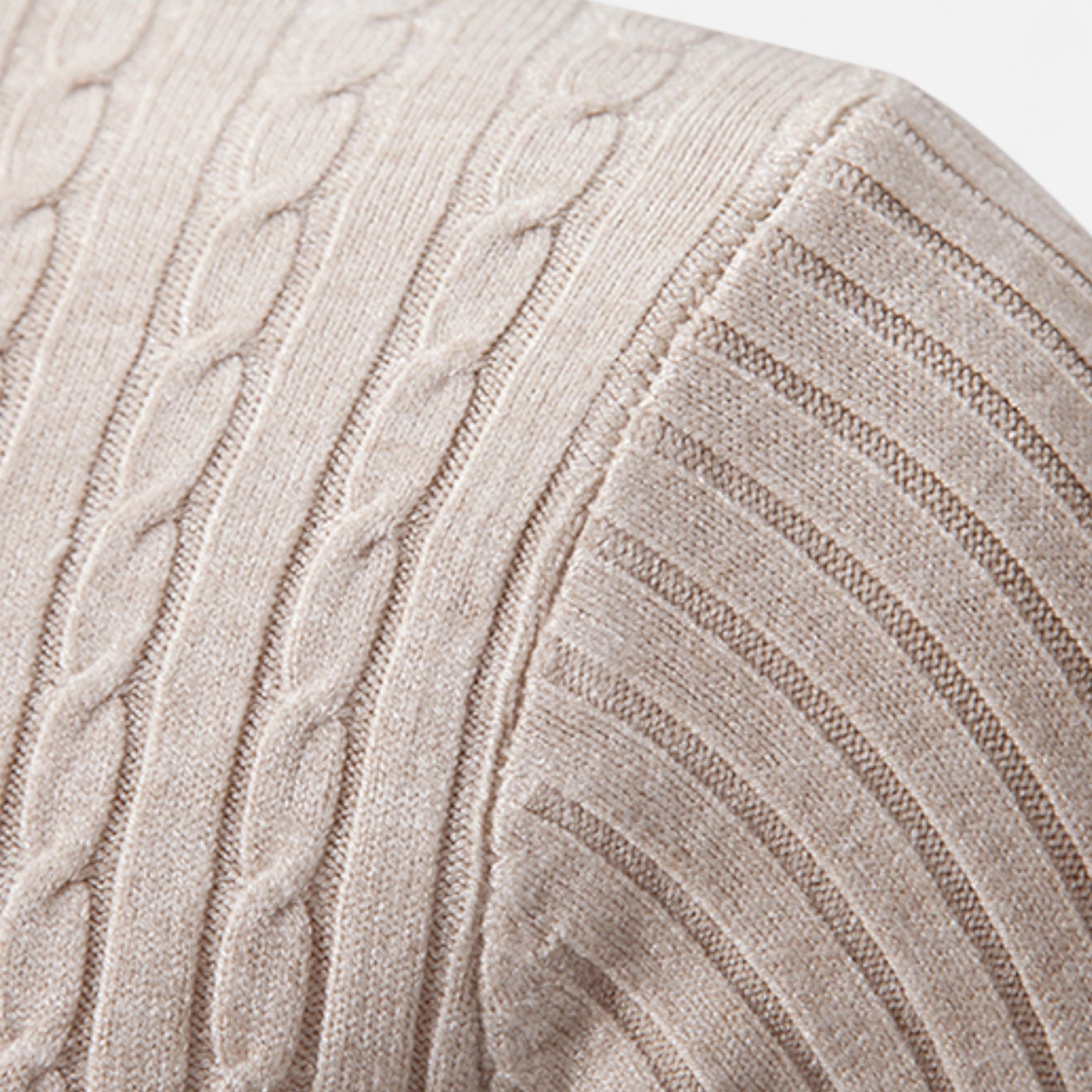 Męski Prosty Wysoki Golf | Długi Rękaw