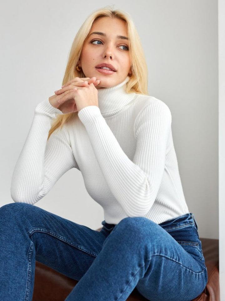 Women's casual sweatshirt | With turtleneck