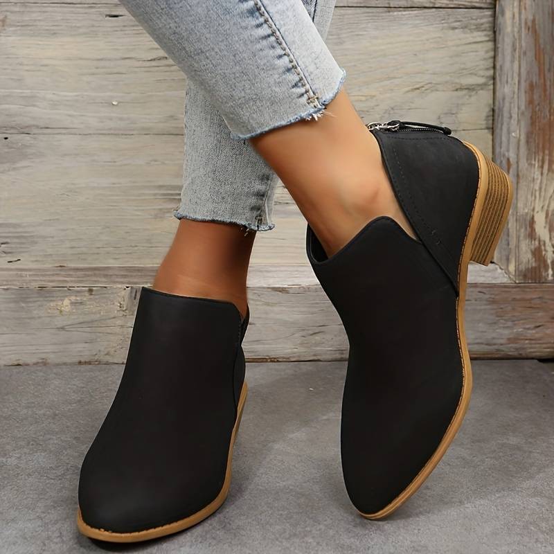 Buty Damskie Zimowe | Stylowe Botki z Noskiem