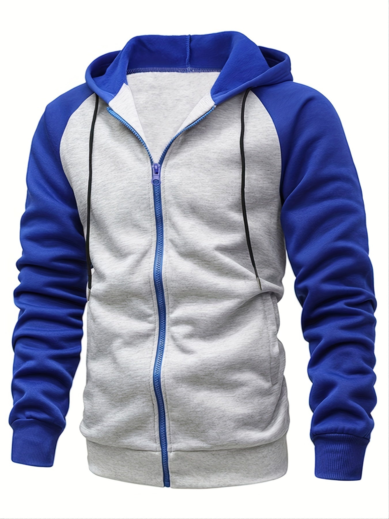 Sweter Męski Zimowy | Dwukolorowy Zamek