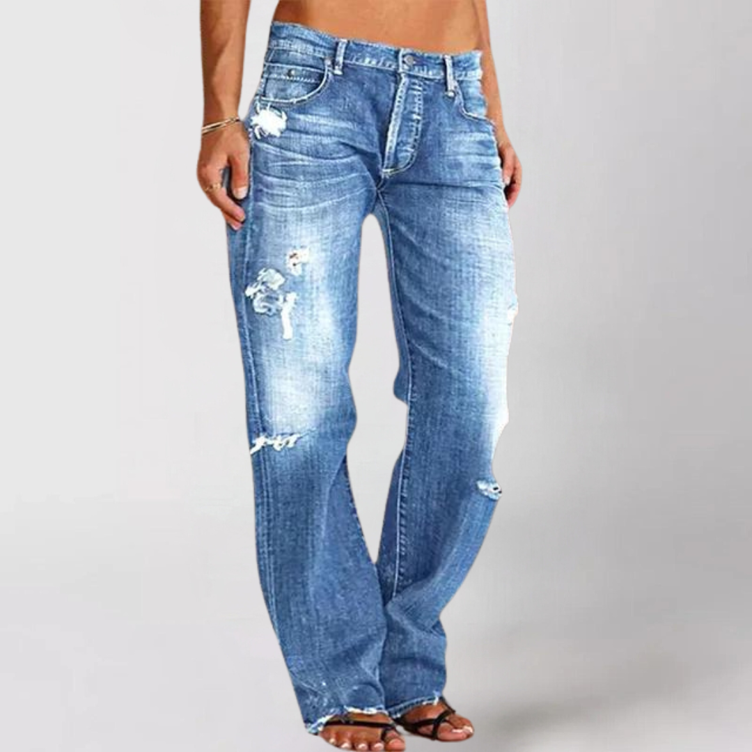 Damska Spodnie CozyJeans | Szerokie Nogawki