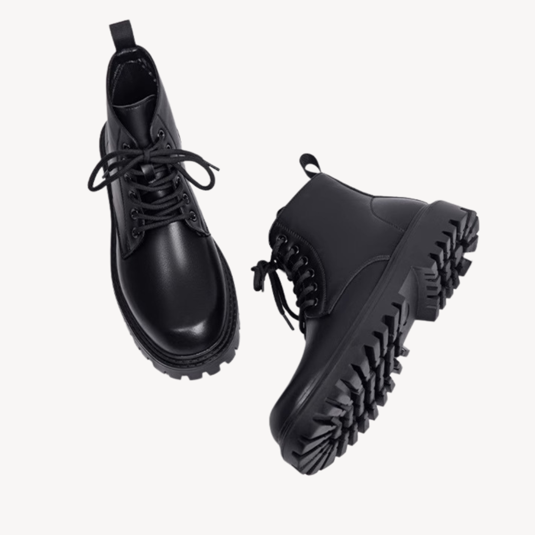 Męskie Czarne Buty Taktyczne | Nowoczesny Styl