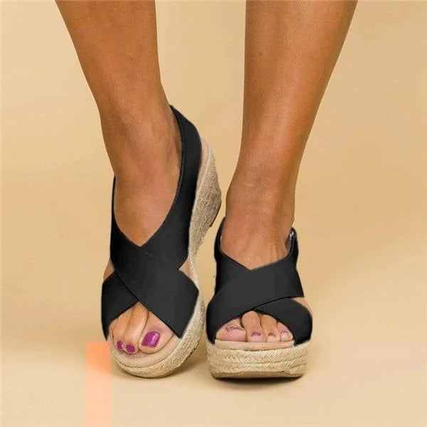Women's sandals with adjustable straps | Open-toe