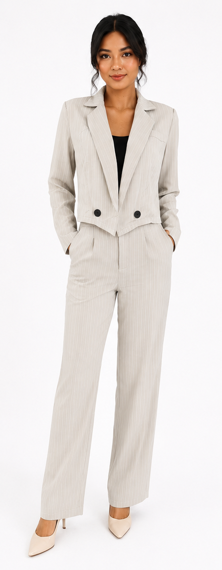 Damen-Overall Set mit Blazer und Hose | Klassischer Stil