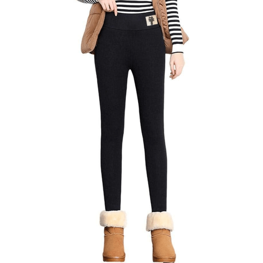 Damskie Ocieplane Legginsy | Zimowe