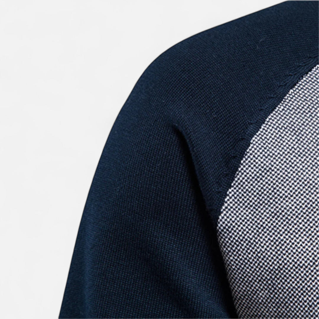 Men's Casual Zip-Up Sweater | Long Sleeve