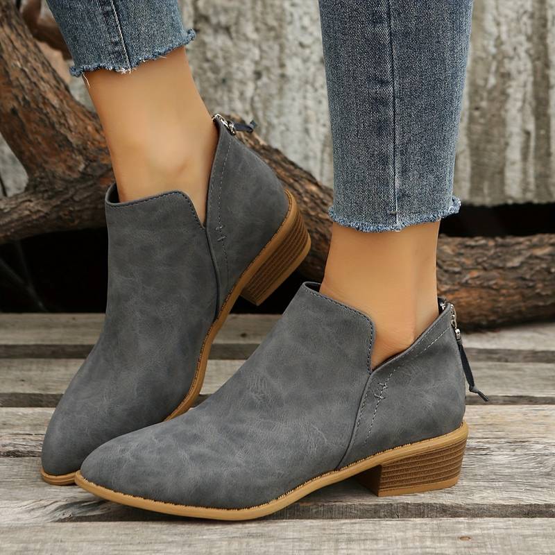 Buty Damskie Zimowe | Stylowe Botki z Noskiem