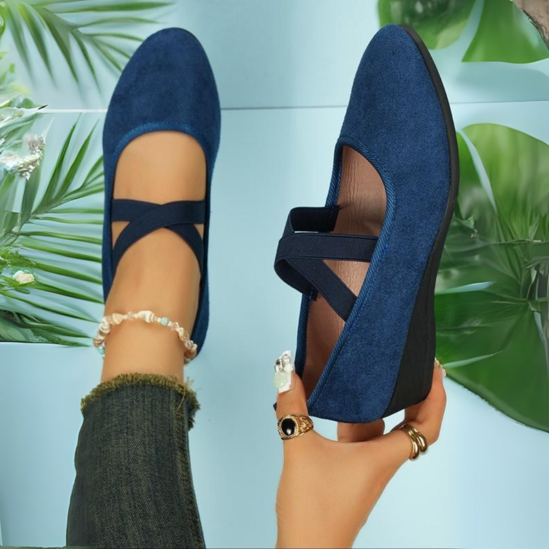 Women's wedge ballet flats with closed toe | Shoes
