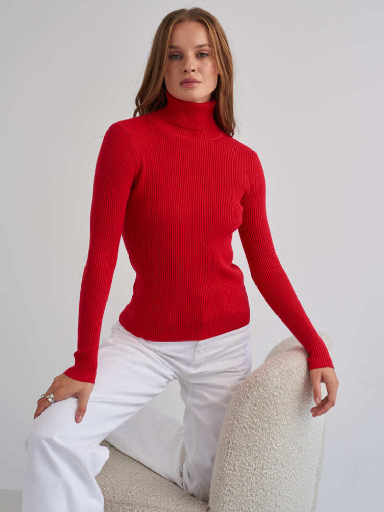 Women's casual sweatshirt | With turtleneck