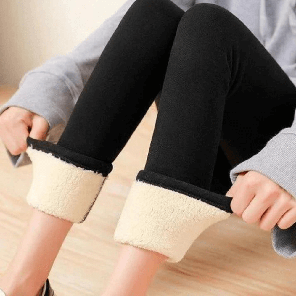 Damskie Ocieplane Legginsy | Zimowe