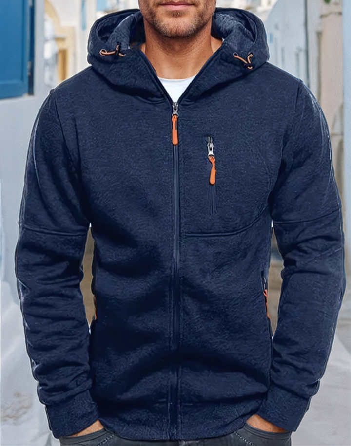 Herrenpullover mit Kapuze | Klassischer Schnitt