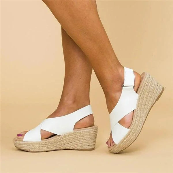Women's sandals with adjustable straps | Open-toe