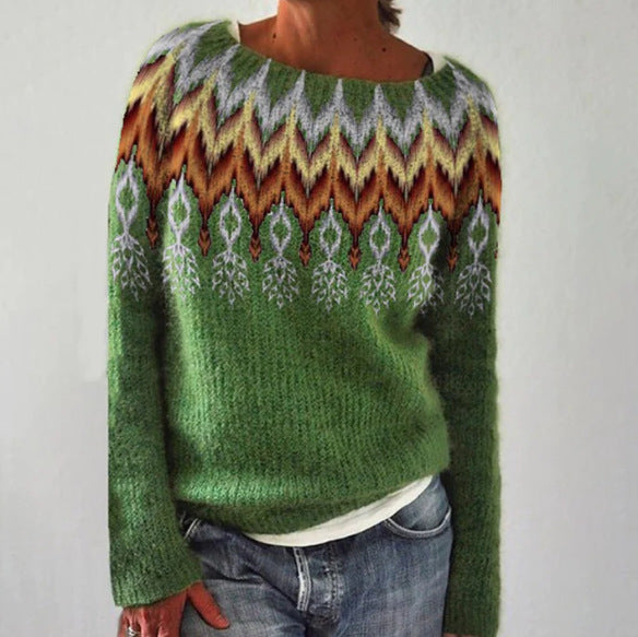 Grethe | Ponadczasowy sweter retro dla kobiet z vintage'owym urokiem