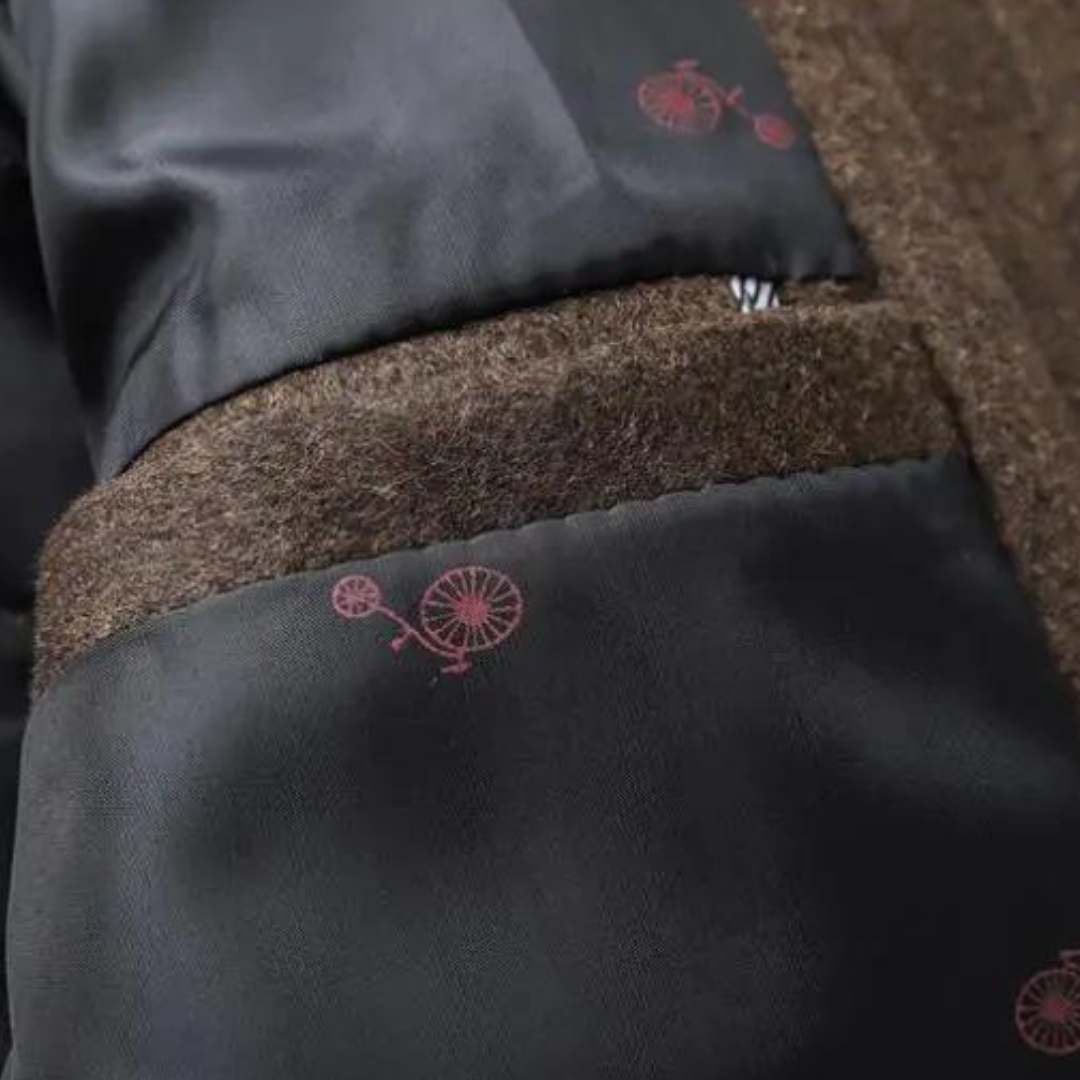 Męski Prosty Płaszcz Z Kołnierzem Stojącym | Zimowy