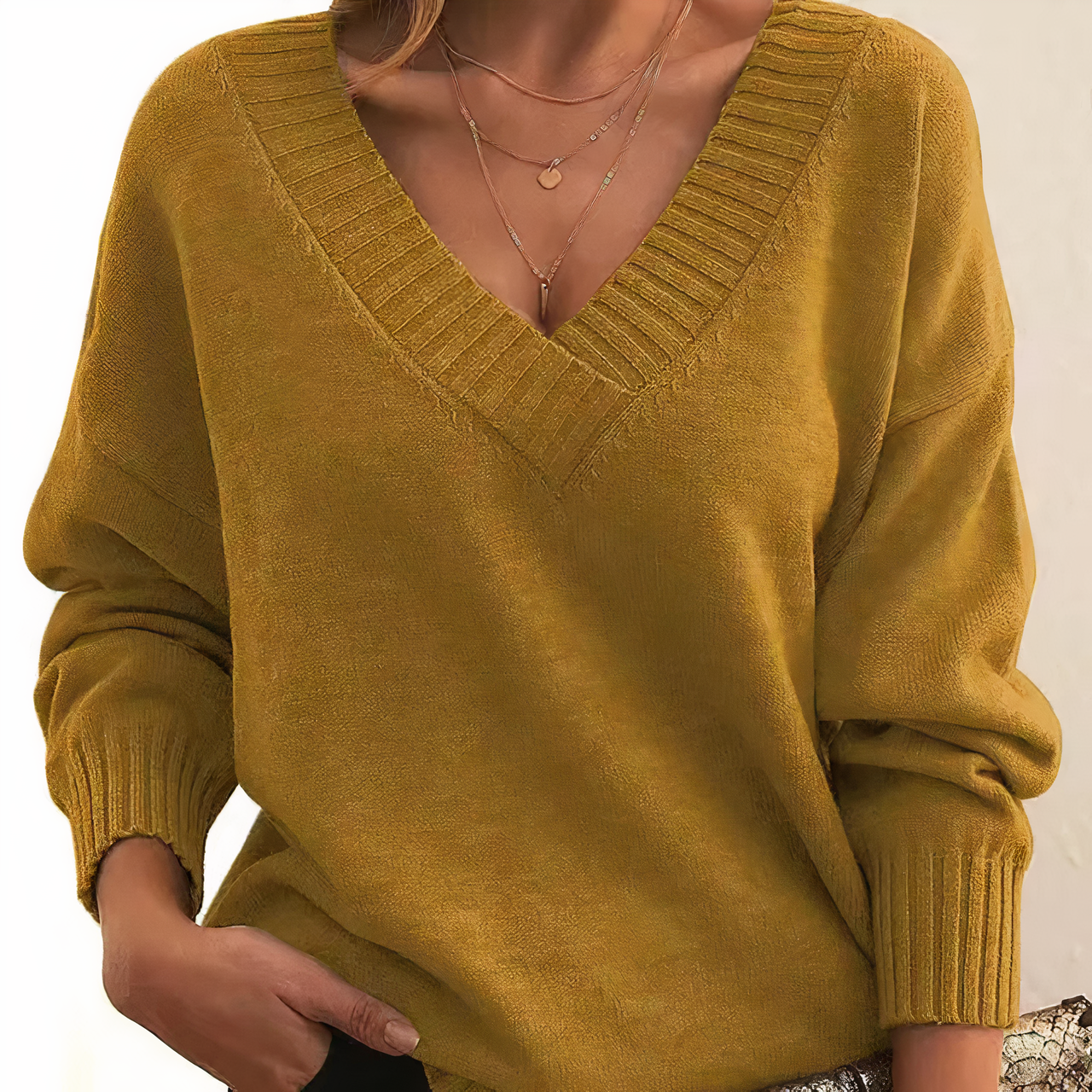 Sweter Damski Modny Zimowy | Wygodny Krój