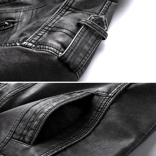 Męska Nowoczesna Czarna Kurtka | Z Zapięciem Na Zamek