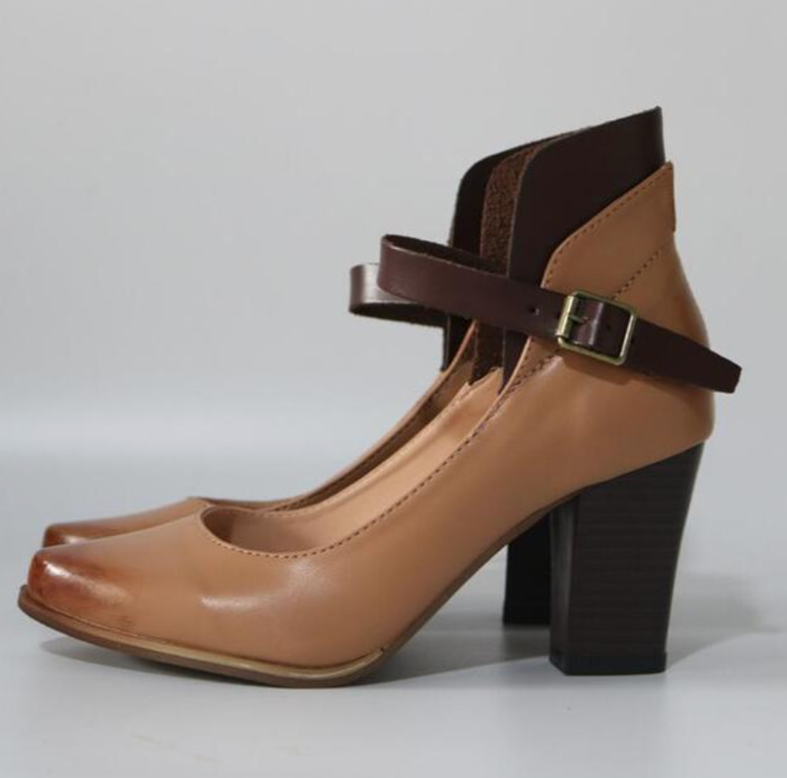 Women's elegant strappy heeled sandals