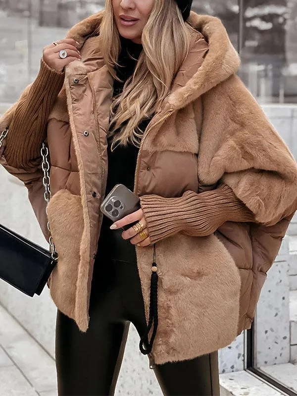 Damski Zimowy Płaszcz | Stylowy Z Kapturem