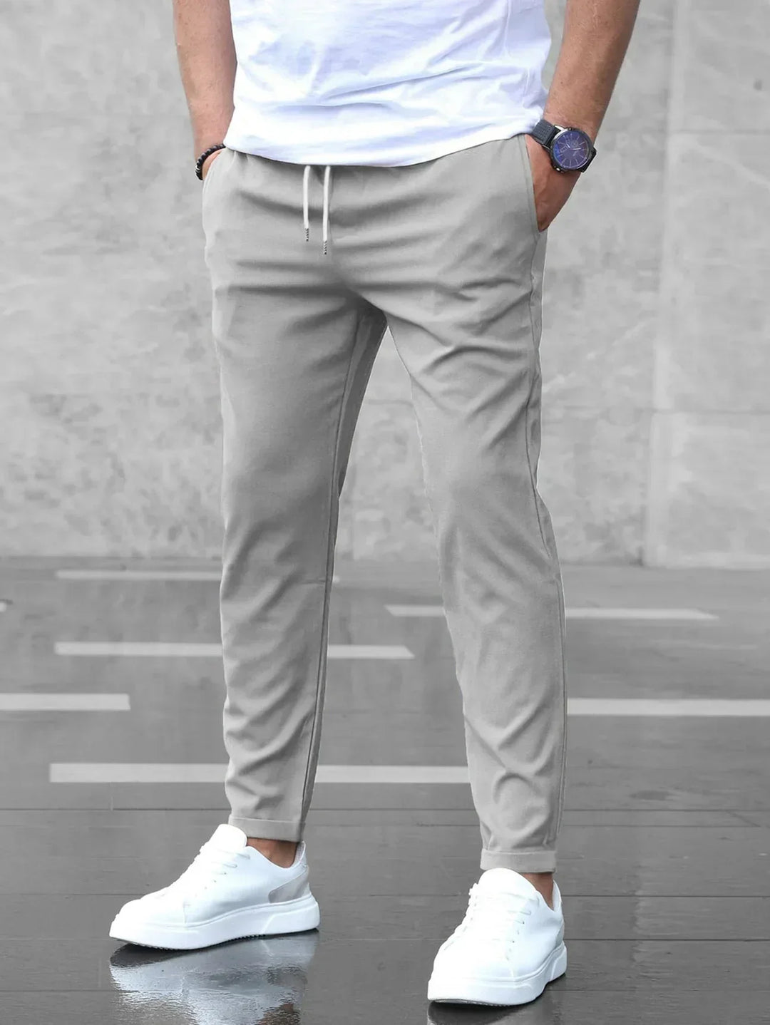 Men's Slim Fit Joggers | Drawstring Waist W