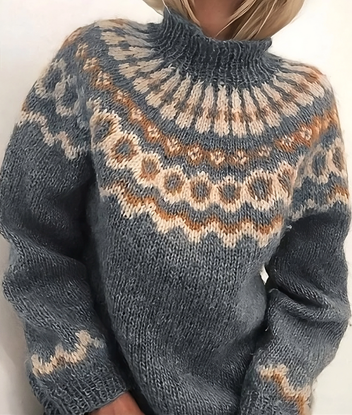 Damenpullover mit Rollkragen | Winterstil