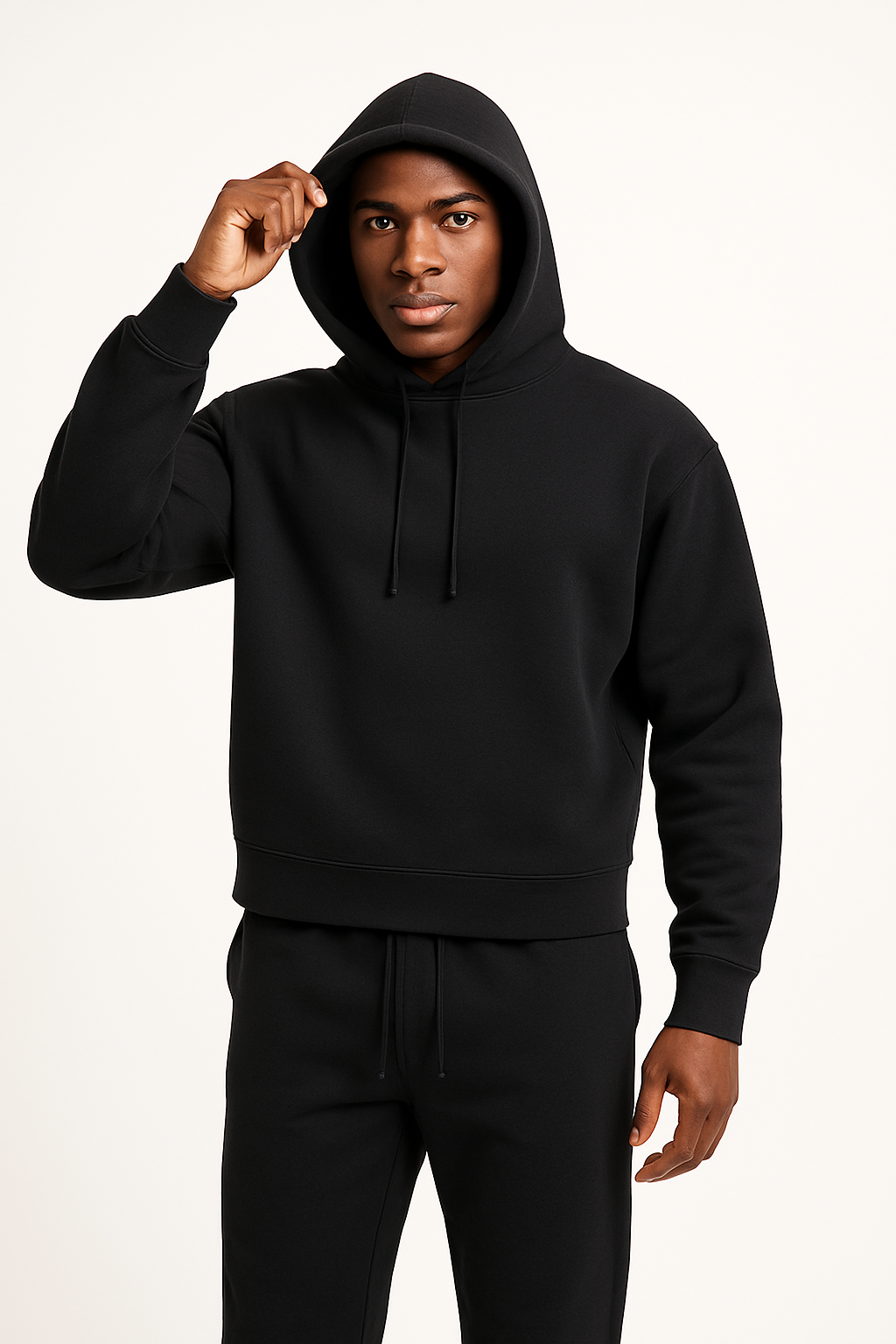 Sweter Męski Zimowy | Oversize z kapturem