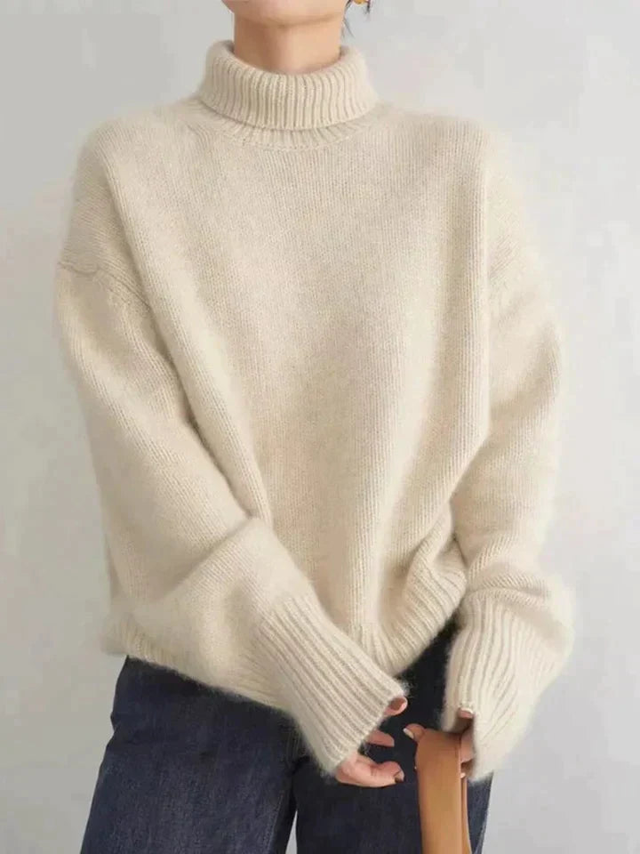 Damenpullover Casual | Schlichter Rollkragen