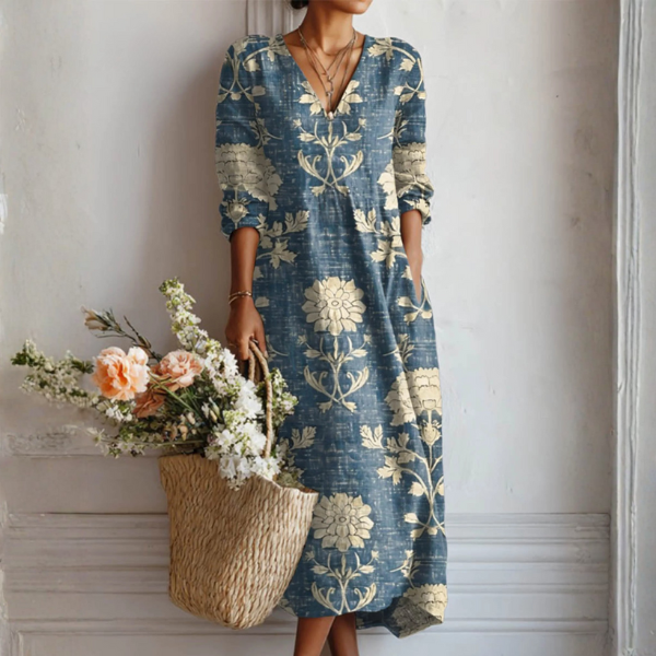 Women's elegant dress with a light feminine style | Midi