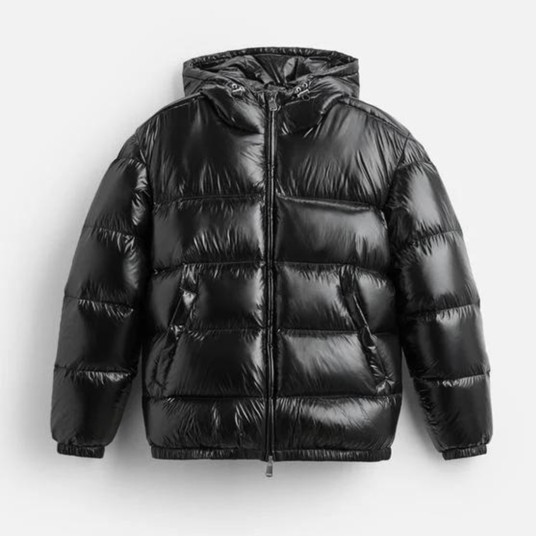 Kurtka Jesienna Męska Puffer | Zapinana Na Zamek